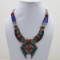 Tibet Natural Stone Tribal Queen Royal Necklace