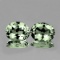 Natural  Green Amethyst Pair 12x10 MM - FL