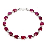 Natural Pigeon Blood Red Ruby Bracelet