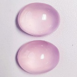 Natural Pastel Pink Rose Quartz Pair 40.95 CT Flawless