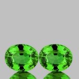 Natural AAA Tsavorite Garnet Pair{Flawless-VVS}