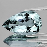 Natural Pear Aquamarine 3.30 Cts {Flawless-VVS1}