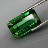 Natural Bluish Green Tourmaline 8.07 Ct