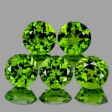 Natural AAA Green Peridot {Flawless-VVS1}