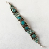 Tibet Hand Made Turquoise Bracelet