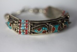 Tibet Hand Made Turquoise Bracelet