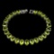 Natural Untreated 125 Carats  Peridot Bracelet