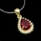 Natural Pigeon Blood Red Ruby Pendant