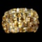 Natural Unheated Oval Yellow Citrine Ring