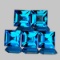 Natural Swiss Blue Topaz 5 Pcs[Flawless-VVS]