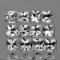 NATURAL WHITE SAPPHIRE 12 Pcs [FLAWLESS-VVS]