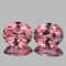 Natural Padparadscha Pink Tourmaline Pair{Flawless-VVS}