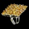 Natural Yellow Citrine Ring