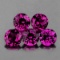 Natural Purple Pink Rhodolite Garnet (Flawless)