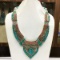 Tibet Natural Stone Tribal Queen Royal Necklace