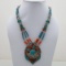 Tibet Natural Stone Tribal Queen Royal Necklace