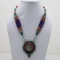 Tibet Hand Made Natural Turquoise & Coral Necklace