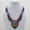 Tibet Natural Stone Tribal Queen Royal Necklace