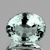 NATURAL Light GREEN AQUAMARINE 6.10 Ct - FL