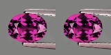 Natural Pinkish Purple Rhodolite Garnet Pair 7x5 MM