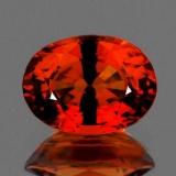 Natural Mandarin Orange Spessartite Garnet - FL