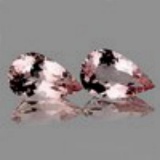 Natural Pink Morganite Pair [Flawless-VVS]
