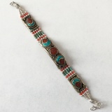 Tibet Hand Made Turquoise Bracelet