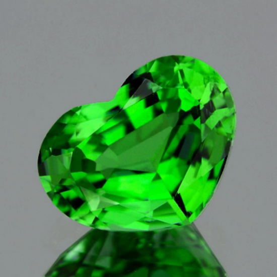 Natural Chrome Green Tsavorite Garnet {Flawless-VVS}