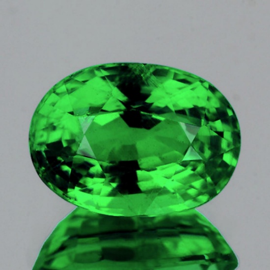 Natural Chrome Green Tsavorite Garnet 7X5 MM