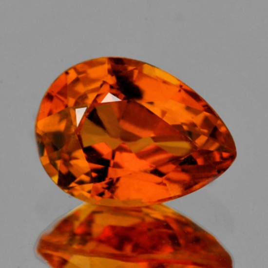 Natural Mandarin Orange Spessartite Garnet{Flawless-VVS}