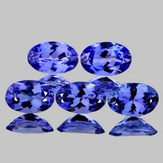 Nautral Purple Blue Tanzanite {Flawless-VVS1}