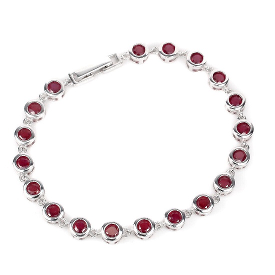 Natural Stunning Pigeon Blood Ruby Bracelet