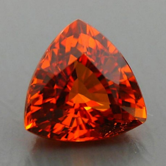 Natural Mandarin Orange Spessartite Garnet 1.23 Cts{Flawless-VVS}