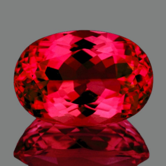 Natural Crimson Red Topaz 18x13 MM  { Flawless-VVS}