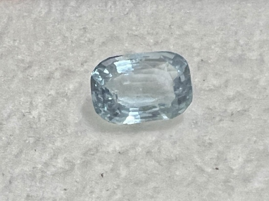 Natural Untreated Cushion Aquamarine 6.23 Cts {VVS}