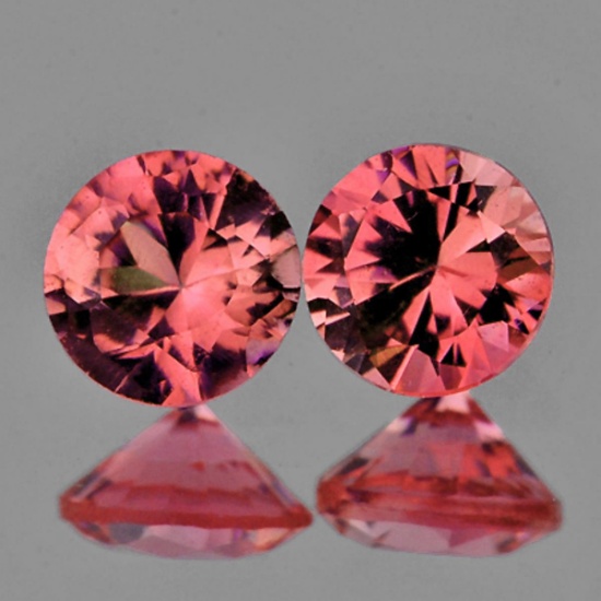 Natural Padparadscha Pink Sapphire Pair {Flawless-VVS}