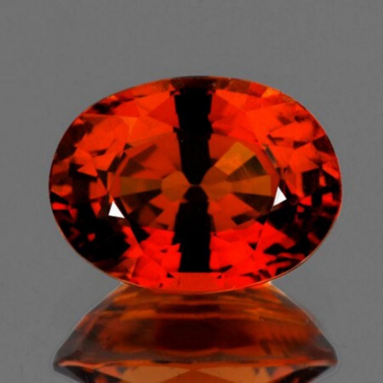 Natural Mandarin Orange Spessartite Garnet - FL