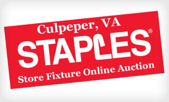 Staples, Culpeper, VA, Store Fixture Liquidation
