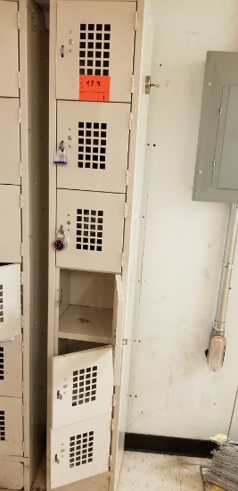 6 hole locker set