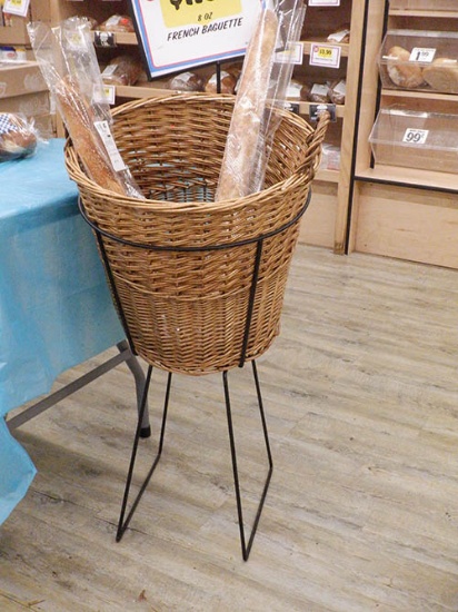 Fremch Bread Basket Floor Display