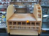 Wooden Bakery Counter.