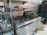 Commercial 6 Burner Stove And Oven Combination