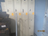 Set Of 4 Banks Of Lockers