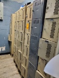 Set of 8 racks of lockers