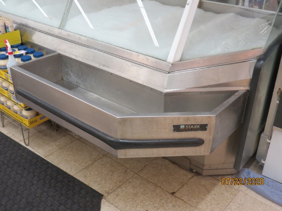 12ft Crushed Ice Seafood Display Case