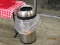 Set Of 4 Stainless Steel Dome Top Trash Cans