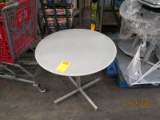 Round Metal Bistro Table