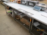 Stainless Steel Top Prep Table