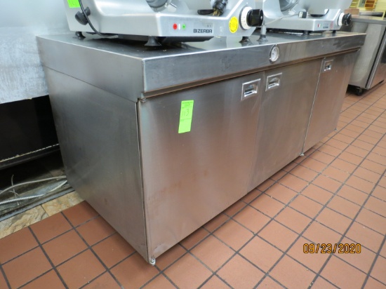 6ft - 3 Door Counter Height Cooler