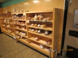 Wooden Bread And Bagle Shelving Unit